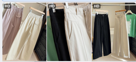 Quần ống suông Korea-71110(Chốt hàng: trước 24h ngày 05/3)