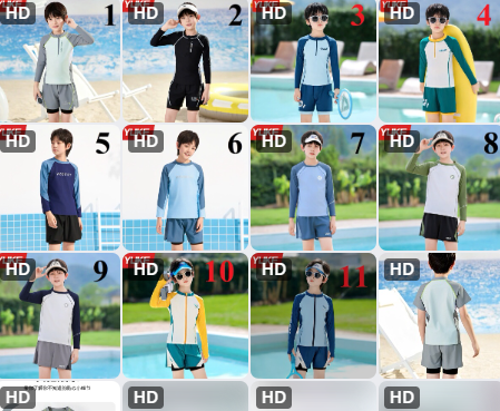 Bộ bơi bé trai Yuke –71113(Chốt hàng: trước 24h ngày 05/3)