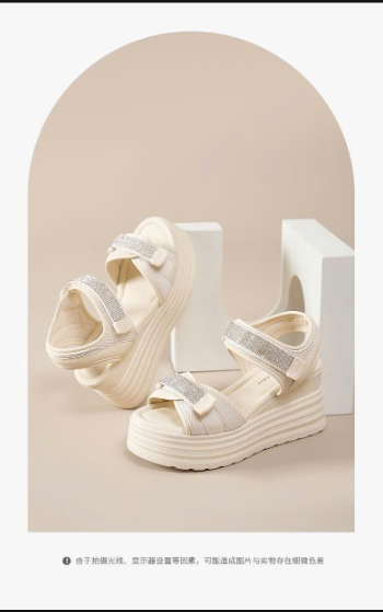 Sandals xuồng đính đá ZHR – 71114 (Chốt hàng: trước 24h ngày 05/3)