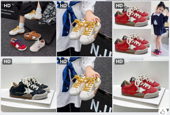 Giầy thể thao trẻ em ngôi sao –71124(Chốt hàng: trước 24h ngày 06/3)