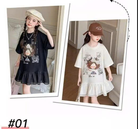 Váy đuôi cá bé gái – 72127(Chốt hàng: trước 24h ngày 02/4)