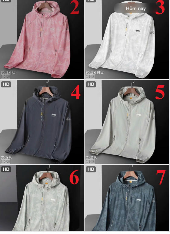 Áo chống nắng Jeep -72129(Chốt hàng: trước 24h ngày 02/4)