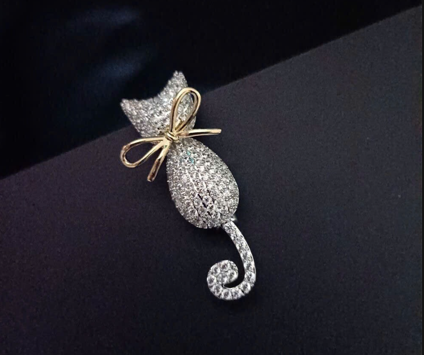 Cài áo mèo cute–72136(Chốt hàng: trước 24h ngày 02/4)