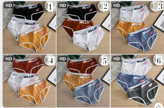 Quần chip nữ Hello– 72146(Chốt hàng: trước 24h ngày 02/4)