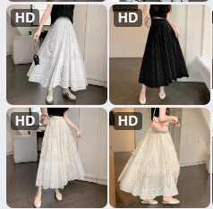 Chân váy ren chữ A-72151(Chốt hàng: trước 24h ngày 02/4)