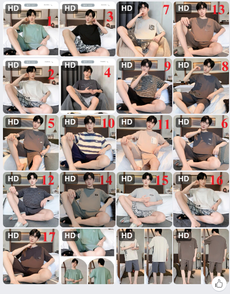 Bộ mặc nhà nam cộc tay – 72182(Chốt hàng: trước 24h ngày 03/4)