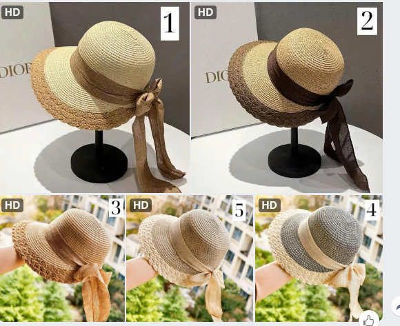 Mũ cói Blank verse cho nữ– 72195(Chốt hàng: trước 24h ngày 03/4)