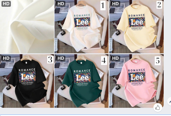 Áo thun Lee nam nữ – 72243 (Chốt hàng: trước 24h ngày 05/4)