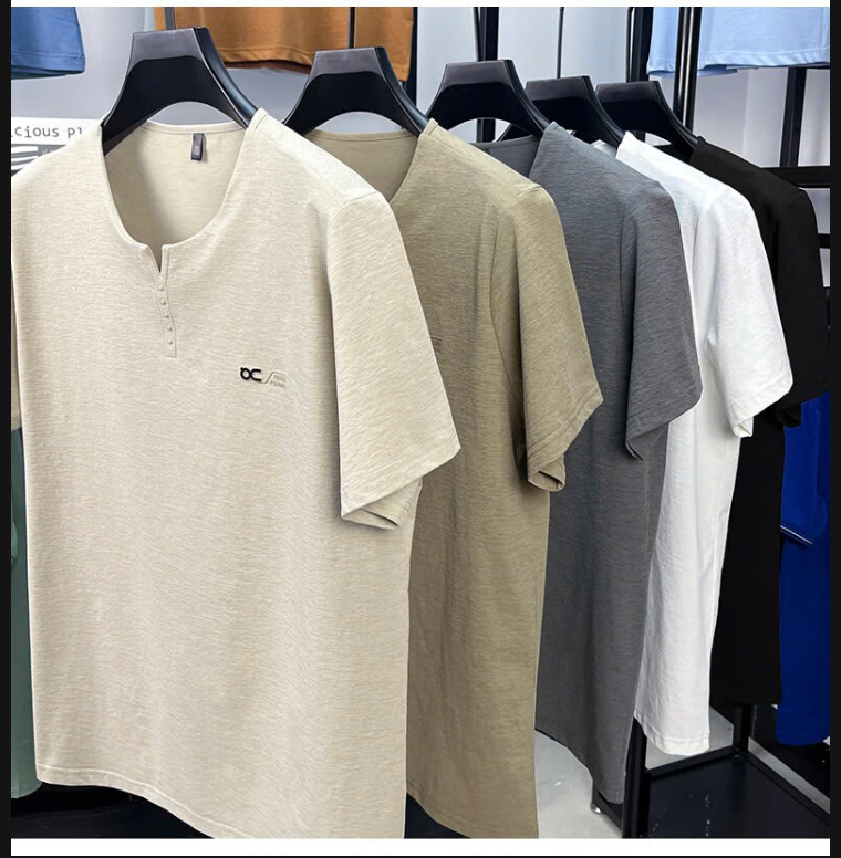 Áo thun nam cổ V basic –72292(Chốt hàng: trước 24h ngày 06/4)