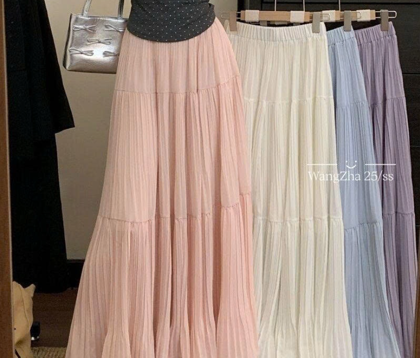 Chân váy dáng dài-72321(Chốt hàng: trước 24h ngày 07/4)