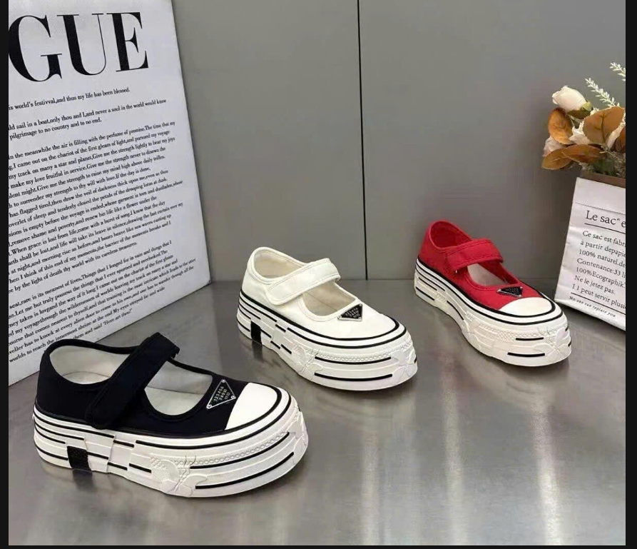 Giày nữ quai dán đế dày –72420(Chốt hàng: trước 24h ngày 09/4)