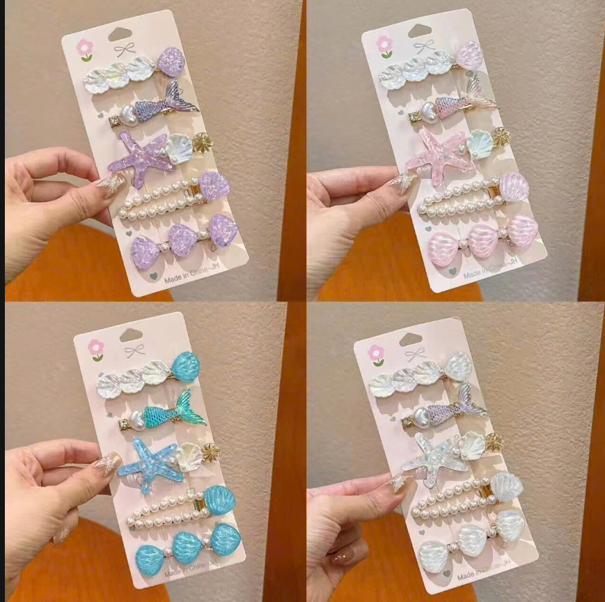 Kẹp tóc vỏ sò biển 2026 – 72723(Chốt hàng: trước 24h ngày 17/4)