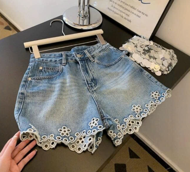 Quần short jeans nữ Korea– 72744 (Chốt hàng: trước 24h ngày 18/4)