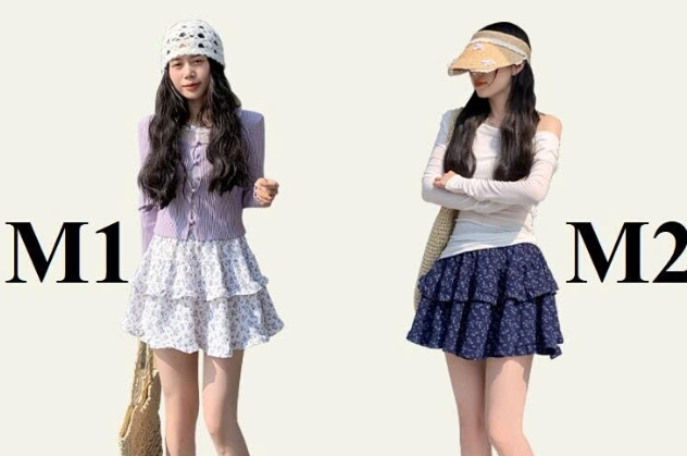 Chân váy ngắn hoa nhí –72760(Chốt hàng: trước 24h ngày 18/4)