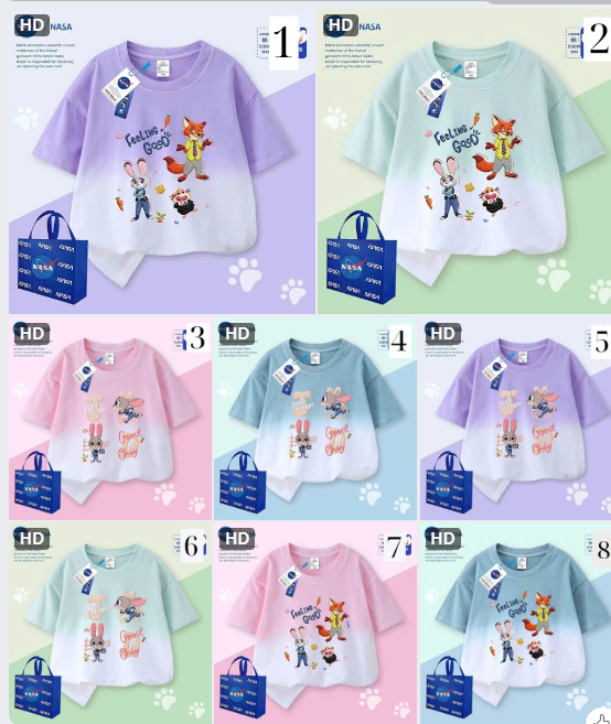 Áo thun Judy Zootopia NASA - 72781 (Chốt hàng: trước 24h ngày 19/4)