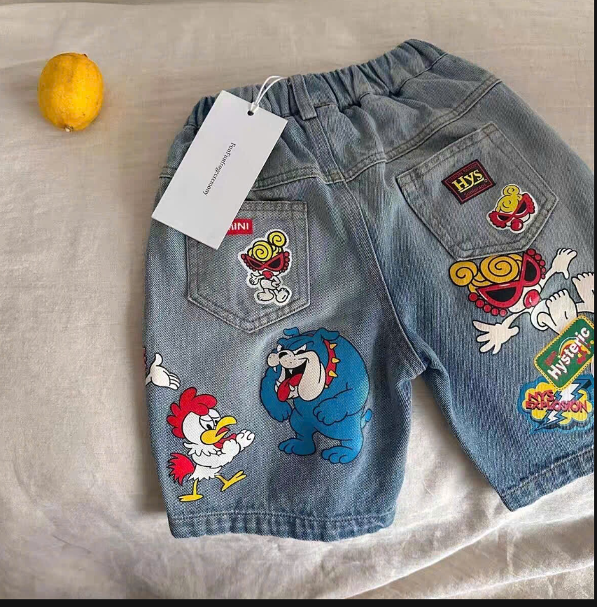 Quần short jeans bé trai - 72792(Chốt hàng: trước 24h ngày 19/4)