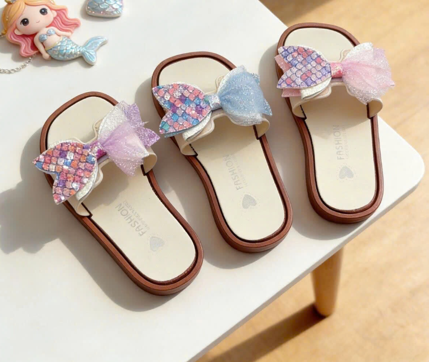 Dép bé gái nơ cute – 72815(Chốt hàng: trước 24h ngày 20/4)