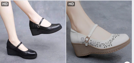 Sandal nữ đế cao mũi kín - 72827 (Chốt hàng: trước 24h ngày 20/4)