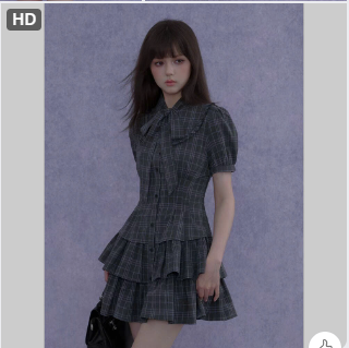 Váy SagiDolls thắt nơ cute - 72830(Chốt hàng: trước 24h ngày 20/4)