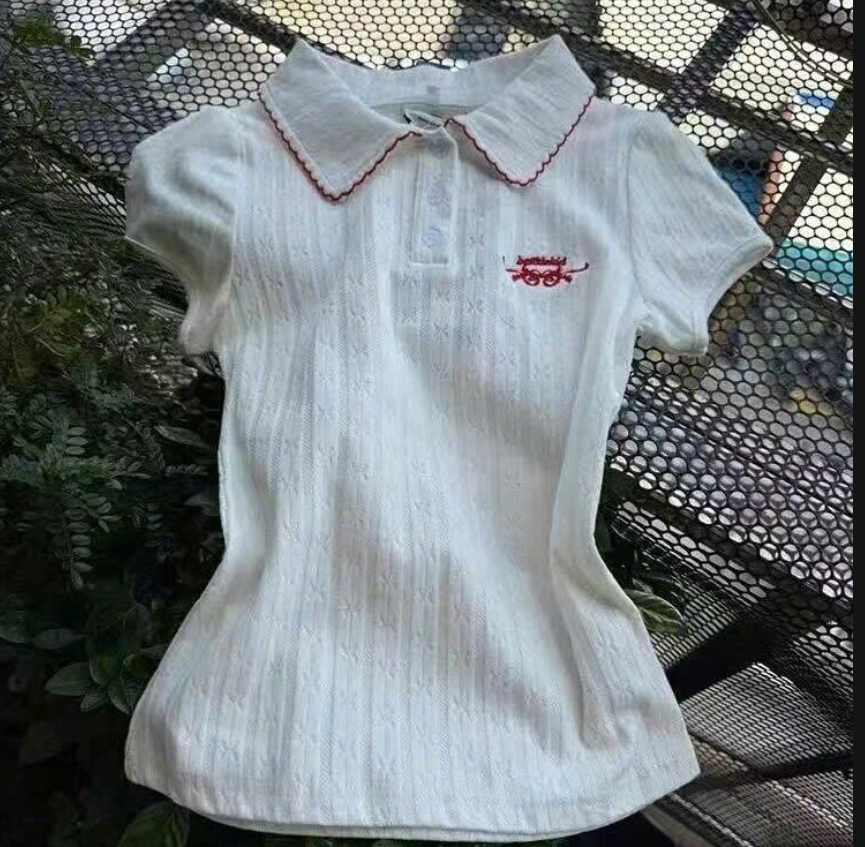 Áo cổ polo nữ Korea -72835(Chốt hàng: trước 24h ngày 20/4)