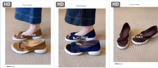 Sandal nữ đế cao quai xoắn - 72836(Chốt hàng: trước 24h ngày 20/4)