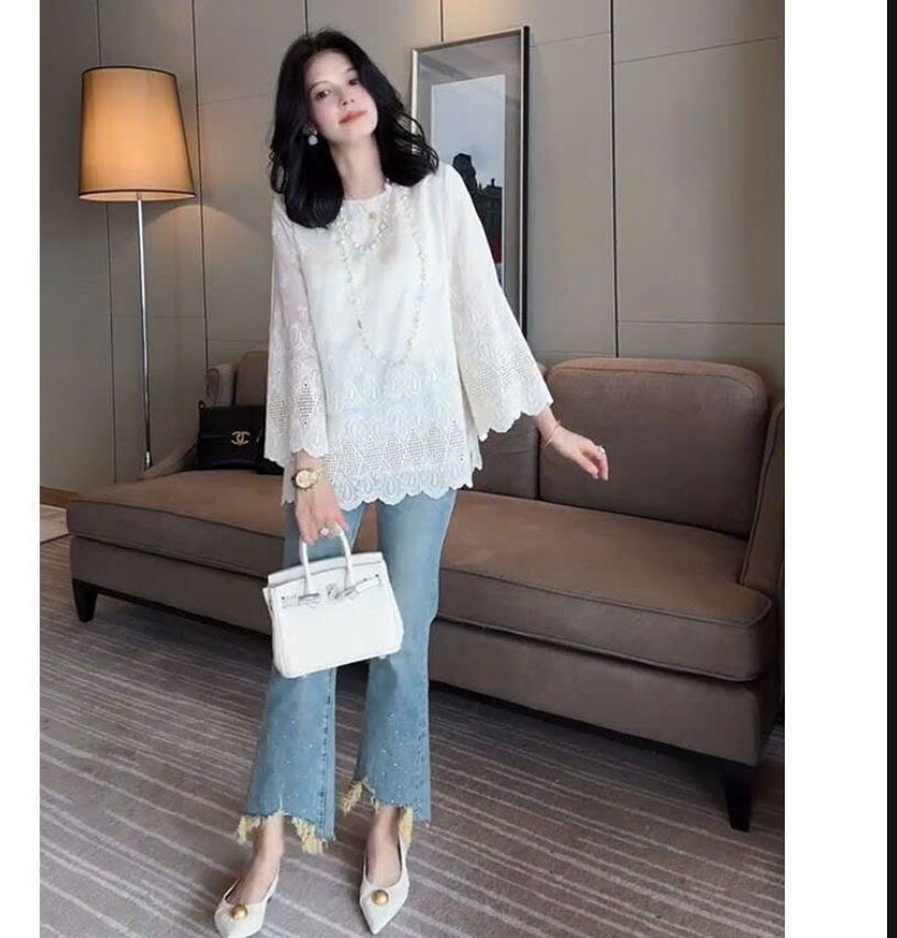 Áo nữ dài tay dáng rộng - 72852(Chốt hàng: trước 24h ngày 20/4)