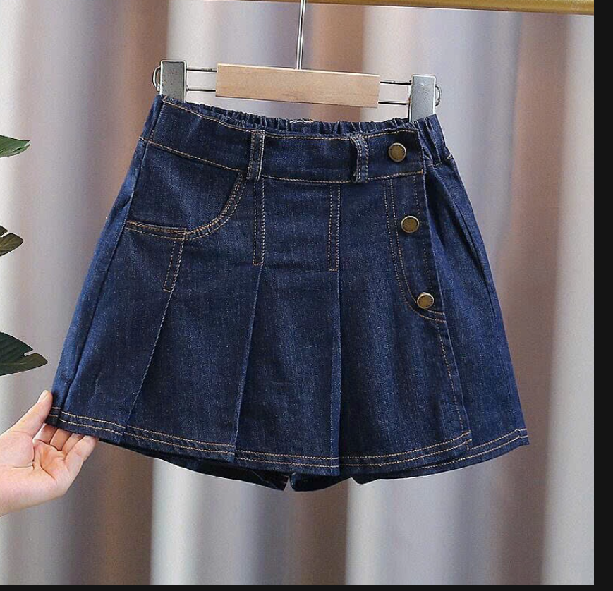 Quần váy jeans bé gái  - 72855(Chốt hàng: trước 24h ngày 21/4)