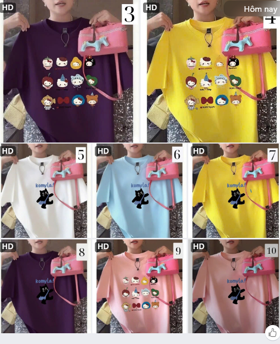 Áo thun nữ cá tính - 72859(Chốt hàng: trước 24h ngày 21/4)