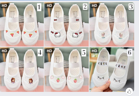 Giày trắng cho bé gái - 72864(Chốt hàng: trước 24h ngày 21/4)