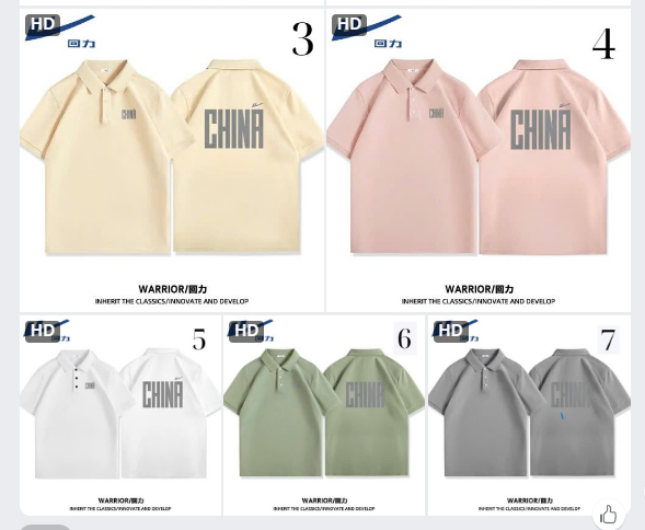 Áo polo Warrior cho nam –  72871(Chốt hàng: trước 24h ngày 21/4)