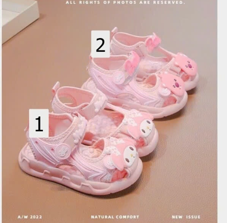 Sandal họa tiết cute cho BG– 72930(Chốt hàng: trước 24h ngày 23/4)