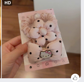 Dây buộc tóc nơ cho bé gái–72931 (Chốt hàng: trước 24h ngày 23/4)