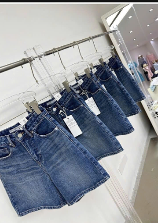 Quần jeans short cạp cao – 73021(Chốt hàng: trước 24h ngày 25/4)