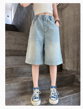 Quần jeans bé gái lửng – 73052 (Chốt hàng: trước 24h ngày 26/4)