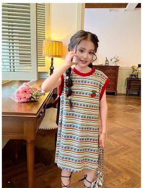 Váy bé gái chữ A –73055 (Chốt hàng: trước 24h ngày 26/4)