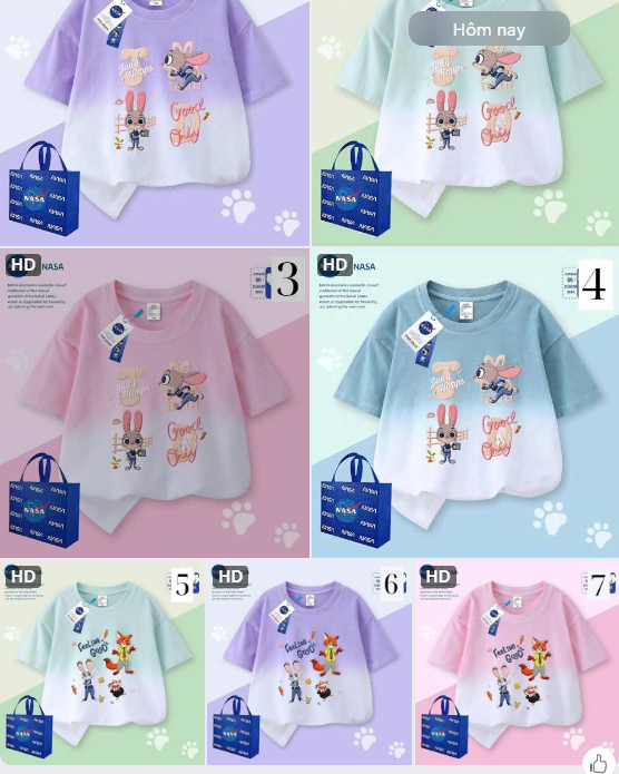 Áo thun trẻ em NASA Judy – 73293(Chốt hàng: trước 24h ngày 3/5)