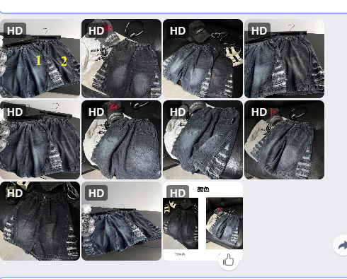 Quần short jeans rách cho BT- 61308 (Chốt hàng: trước 24h ngày 06/5)