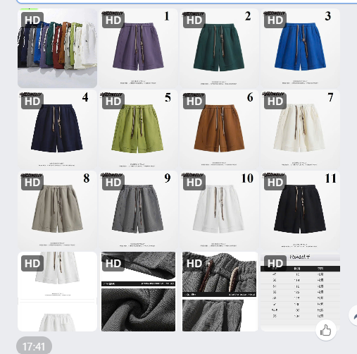 Quần short NELLY UNISEX-61499(Chốt hàng: trước 24h ngày 10/5)