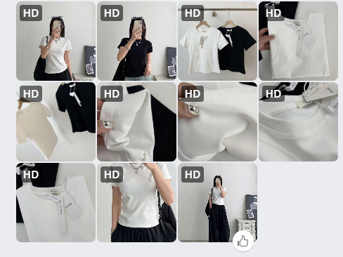 Áo cổ tròn cho nữ- 61623 (Chốt hàng: trước 24h ngày 13/5)