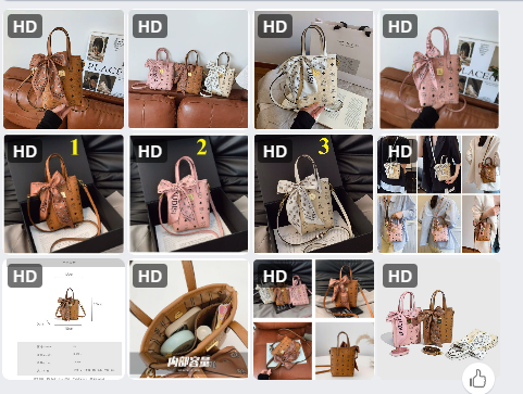 Túi xách nữ kèm nơ - 61829(Chốt hàng: trước 24h ngày 19/5)