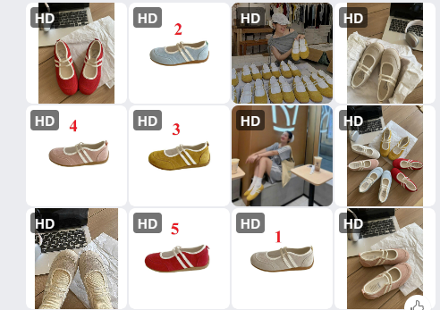 Giầy Mary Jane đế bệt - 61836(Chốt hàng: trước 24h ngày 19/5)