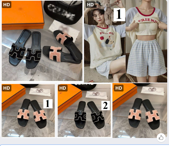 Dép chữ chữ H quai đá-61859(Chốt hàng: trước 24h ngày 19/5)