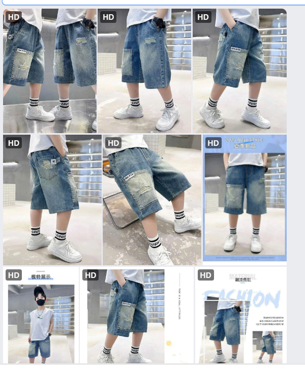 Quần short jeans cho BT- 61863(Chốt hàng: trước 24h ngày 19/5)
