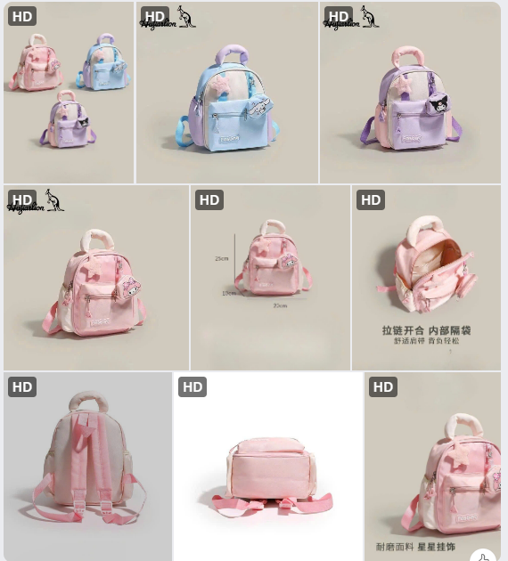 Balo mini cute - 62006(Chốt hàng: trước 24h ngày 23/5)