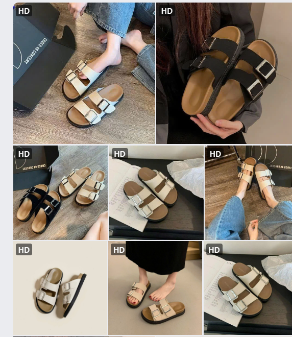 Dép 2 quai cho nữ - 62023(Chốt hàng: trước 24h ngày 24/5)