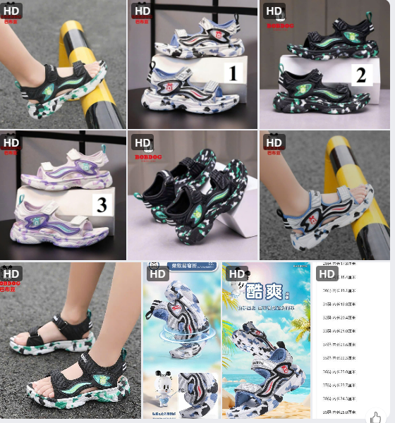Sandal hãng BOBDOG cho BG - 62044(Chốt hàng: trước 24h ngày 24/5)