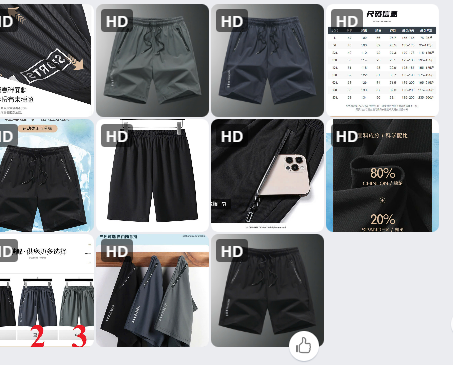 Quần short nam- 62063(Chốt hàng: trước 24h ngày 25/5)