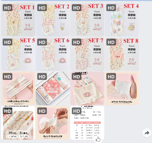 Quần chíp đùi BG - 62083(Chốt hàng: trước 24h ngày 25/5)