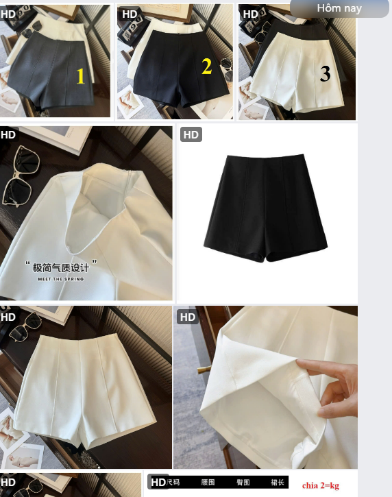 Quần short nữ Anna-62107(Chốt hàng: trước 24h ngày 26/5)