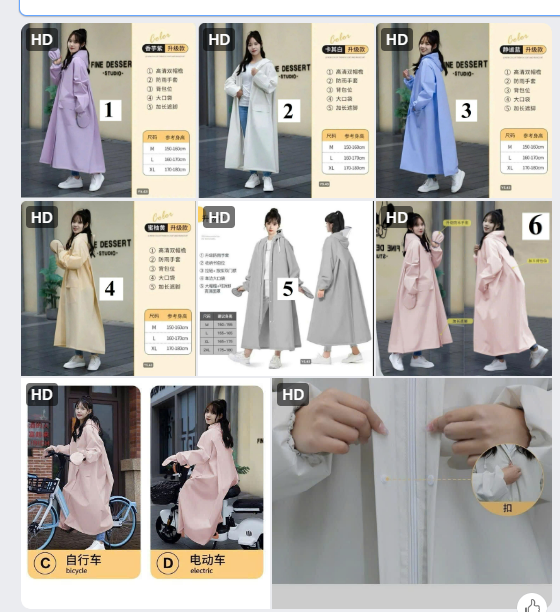 Áo mưa new-62109(Chốt hàng: trước 24h ngày 26/5)